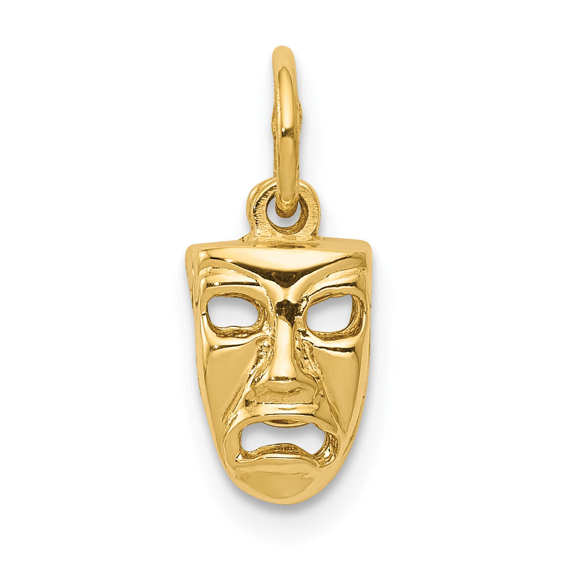 14k Comedy/Tragedy 2-Piece Charm-XAC340