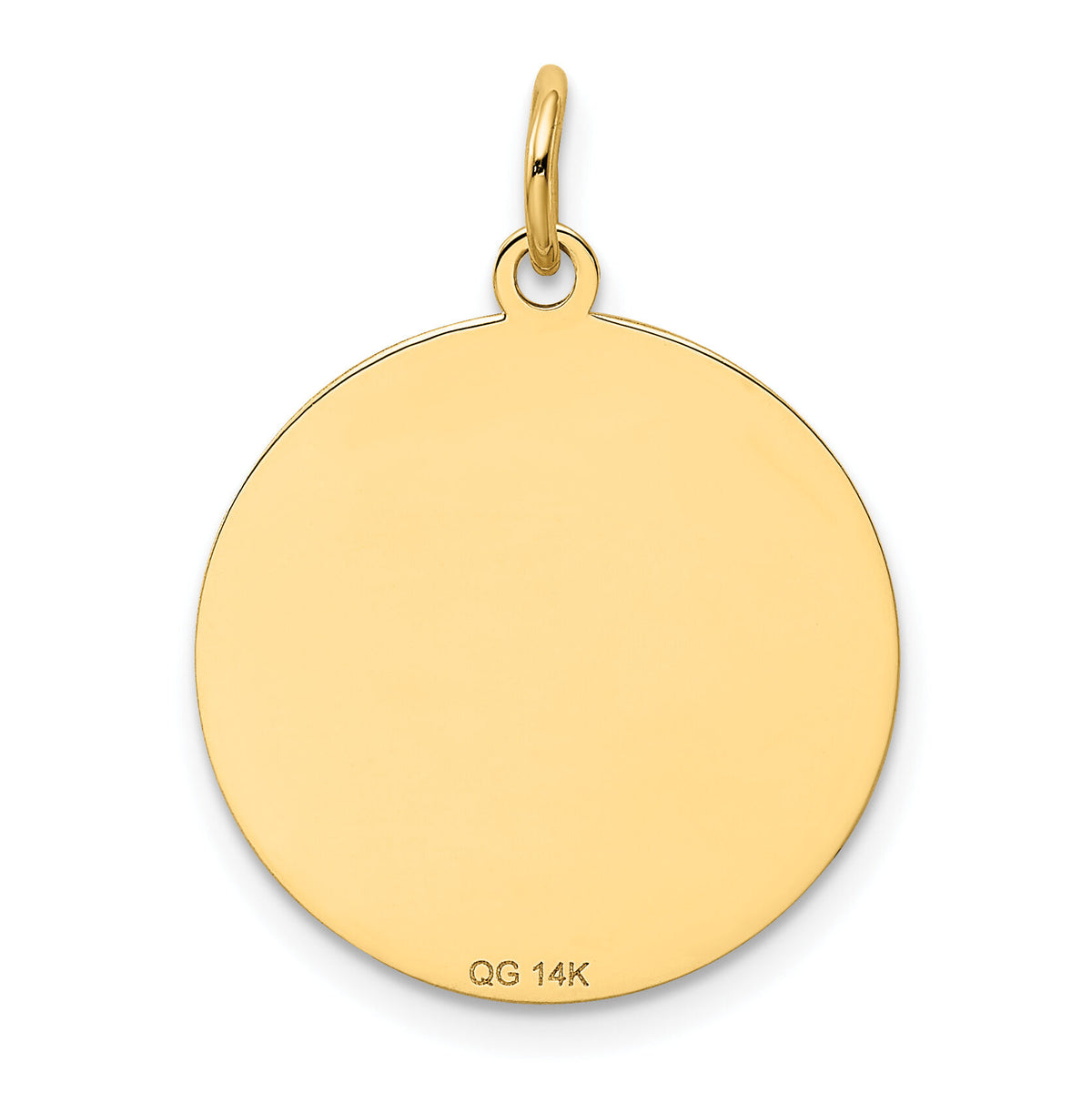 14k Beagle Disc Charm-XAC360