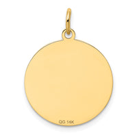14k Beagle Disc Charm-XAC360
