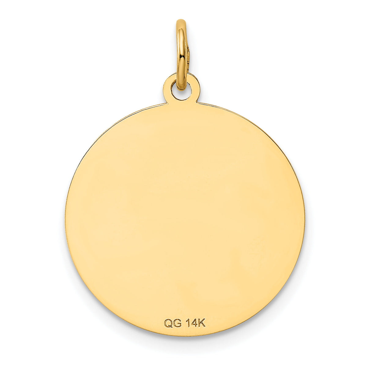 14k Dachshund Disc Charm-XAC367