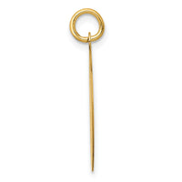 14k Poodle Disc Charm-XAC376