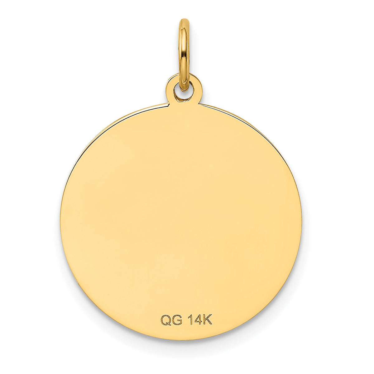 14k Yorkshire Terrier Disc Charm-XAC383