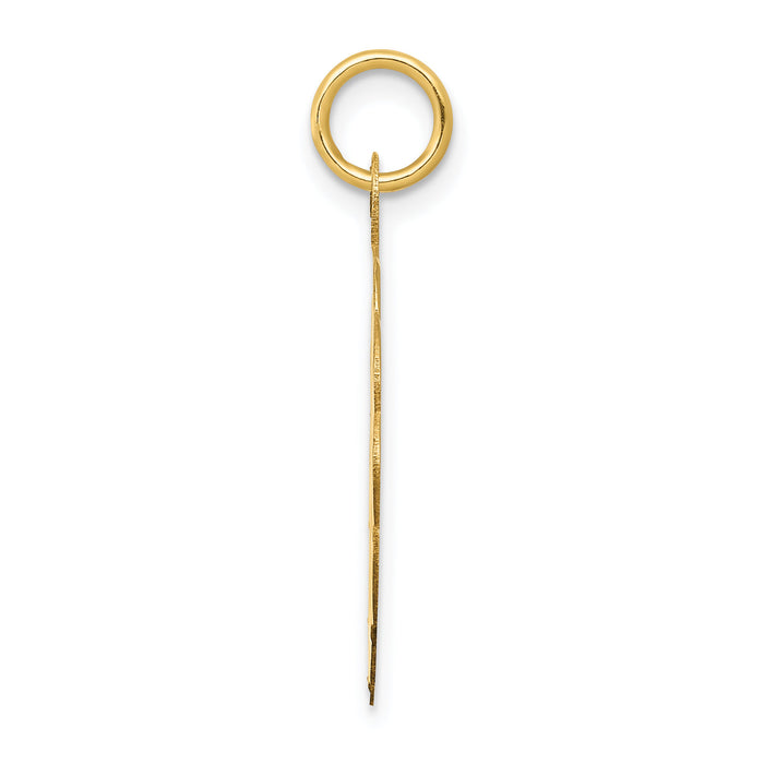 14k Baseball Disc Charm-XAC406