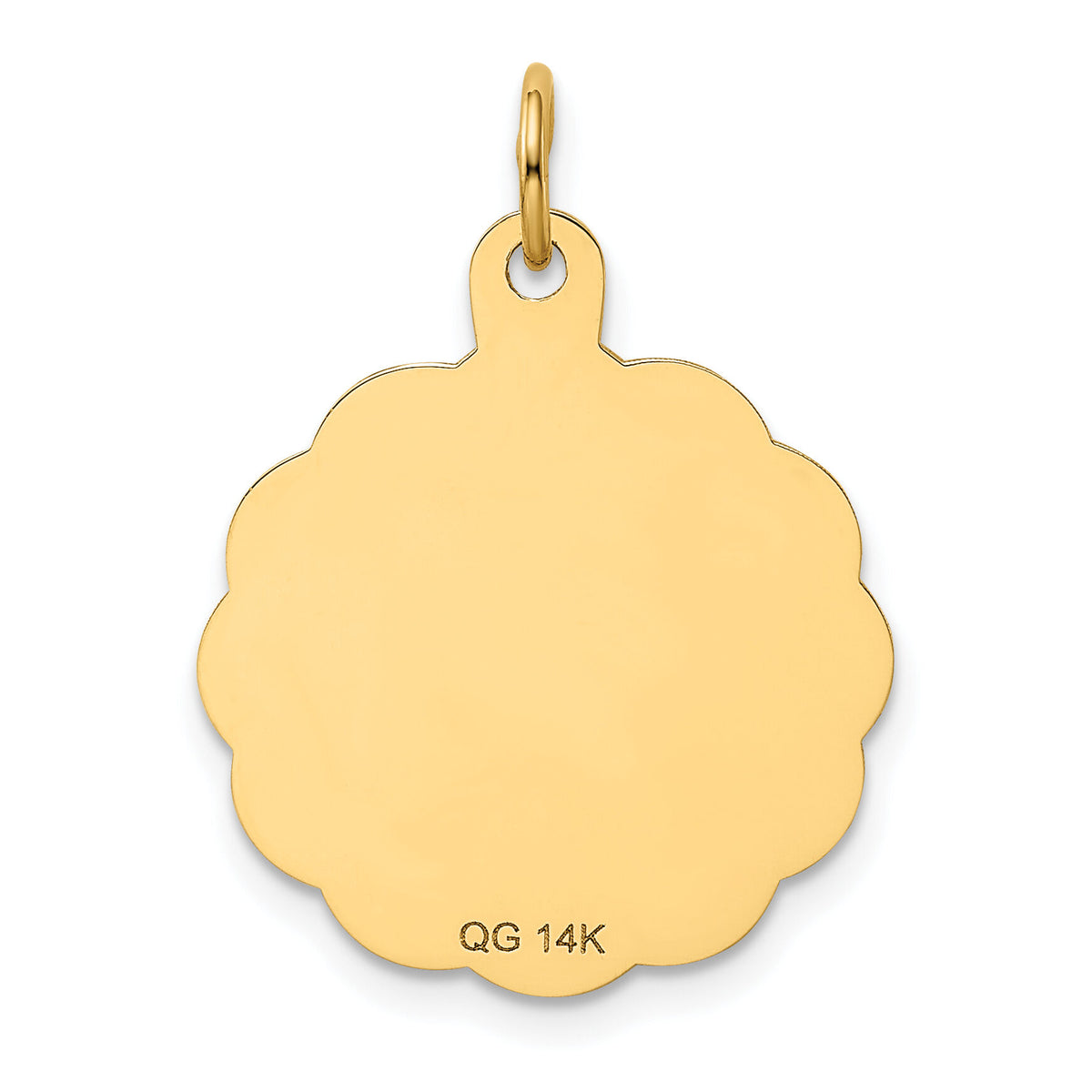 14k Baseball Disc Charm-XAC406