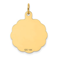 14k Baseball Disc Charm-XAC406