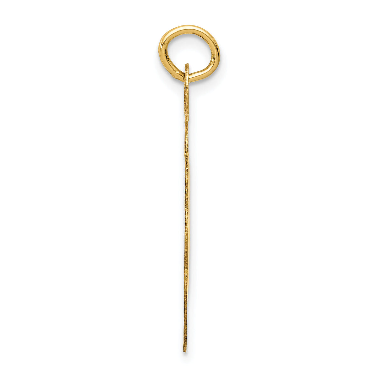 14k Wedding Bells Engraveable Disc Charm-XAC463
