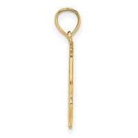 14K I LOVE YOU Script Charm-XAC485