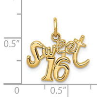 14k SWEET 16 Charm-XAC49