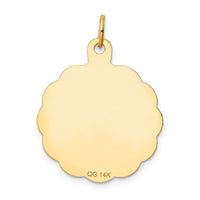 14K A DATE TO REMEMBER Disc Charm-XAC553