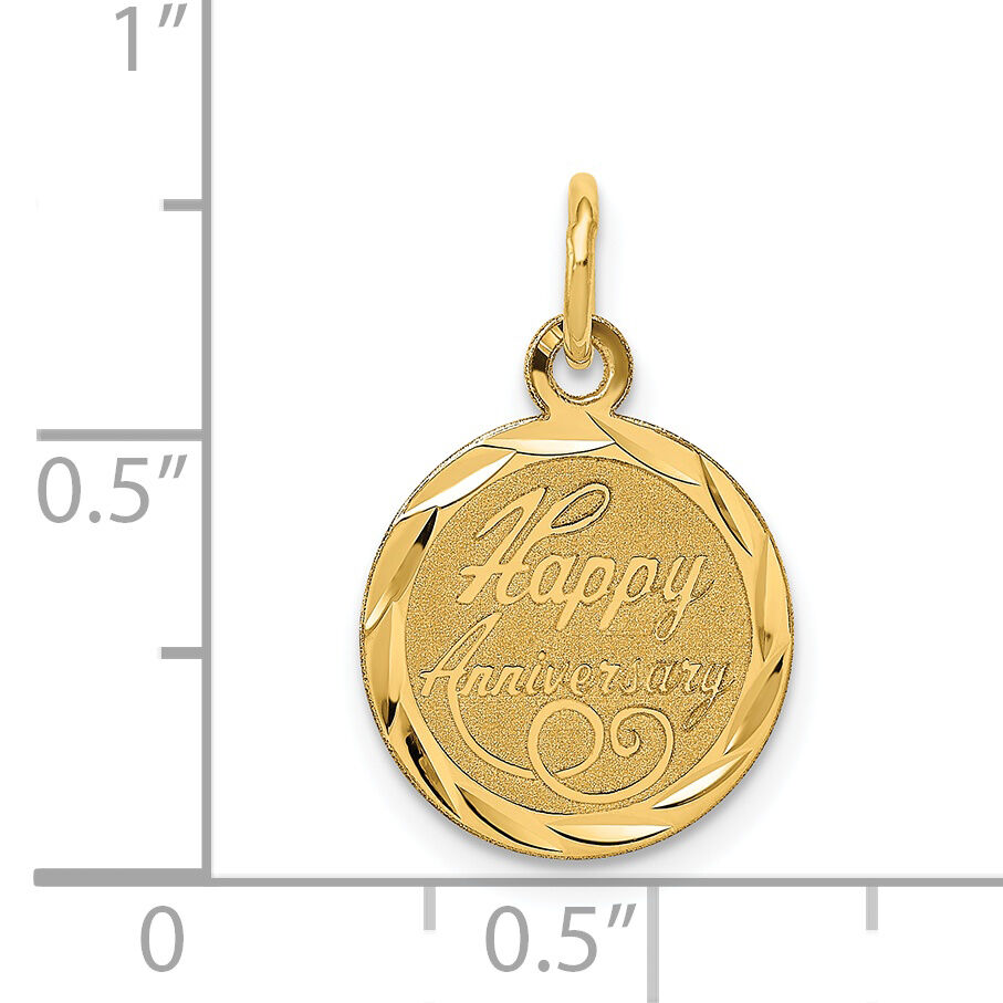 14K HAPPY ANNIVERSARY Charm-XAC568