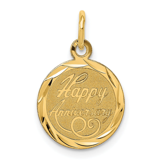 14K HAPPY ANNIVERSARY Charm-XAC568