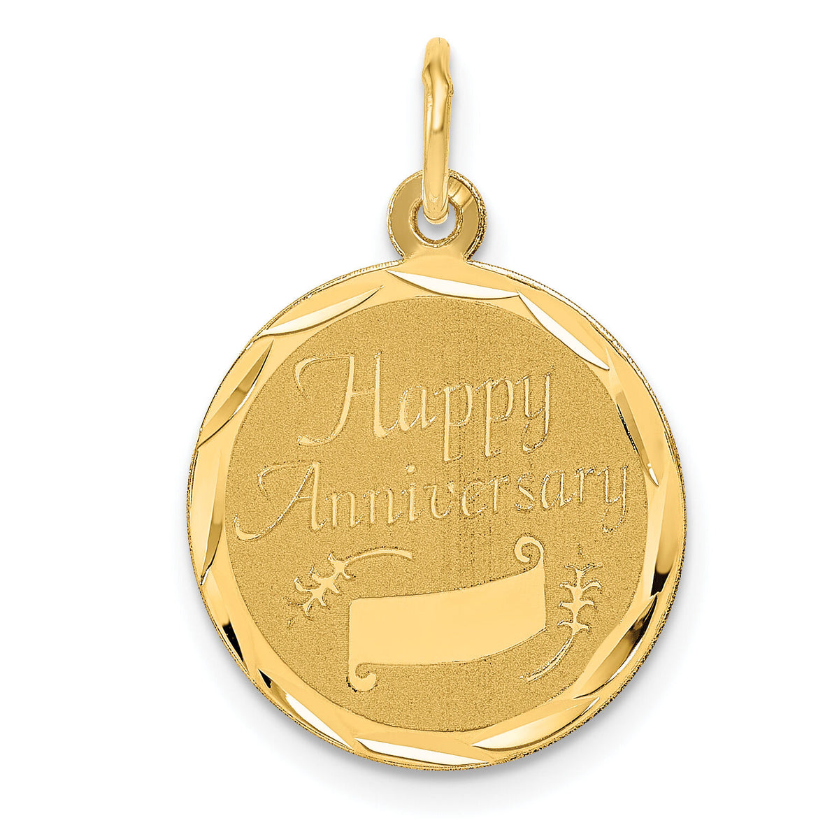14K HAPPY ANNIVERSARY Charm-XAC570