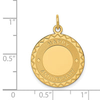 14K HAPPY ANNIVERSARY Charm-XAC574