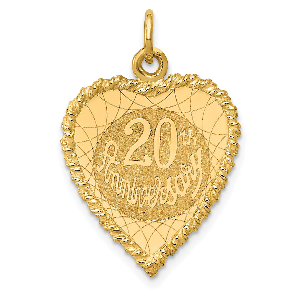 14K Happy 20th ANNIVERSARY Charm-XAC582