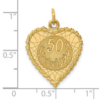 14K 50th ANNIVERSARY Charm-XAC583