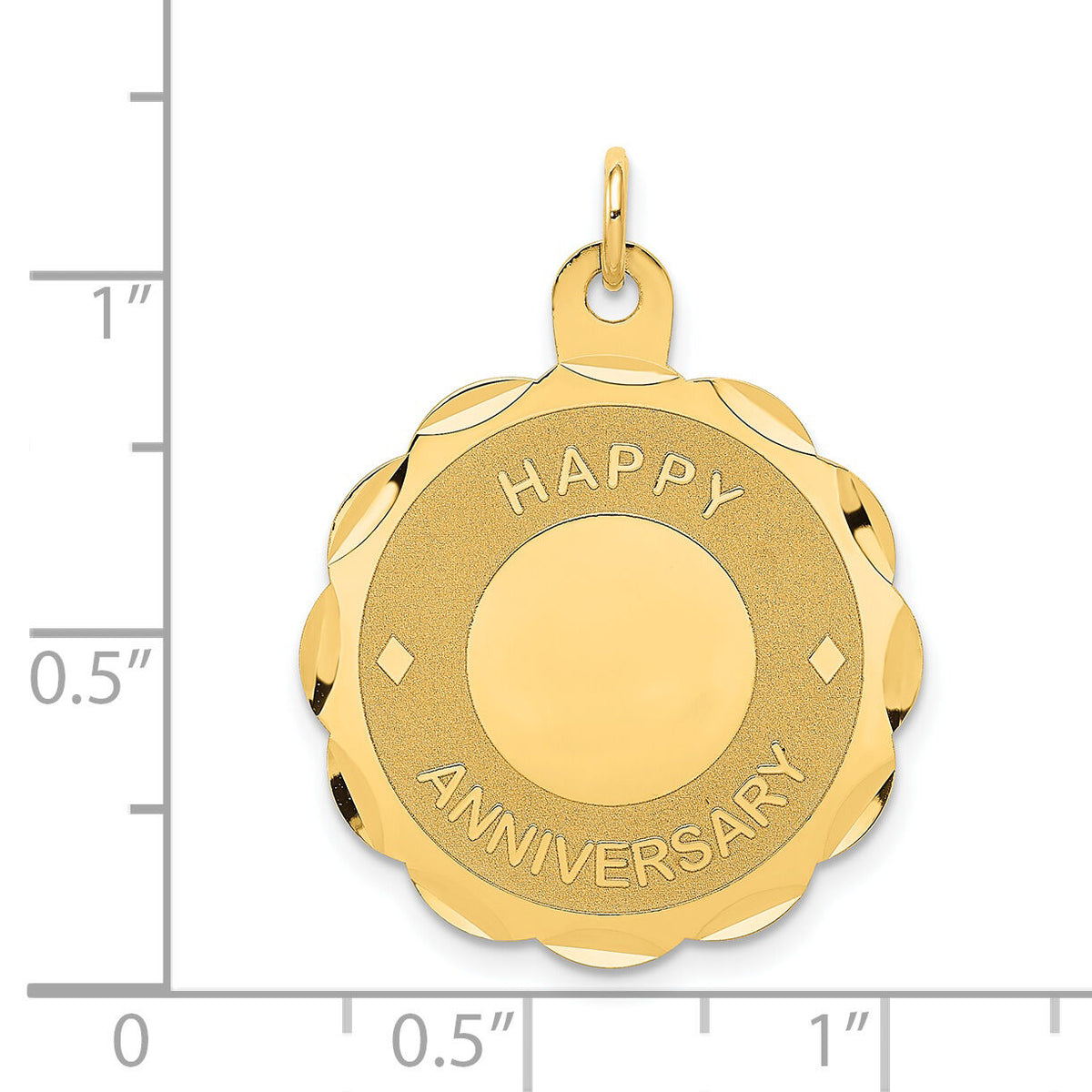14K HAPPY ANNIVERSARY Charm-XAC592