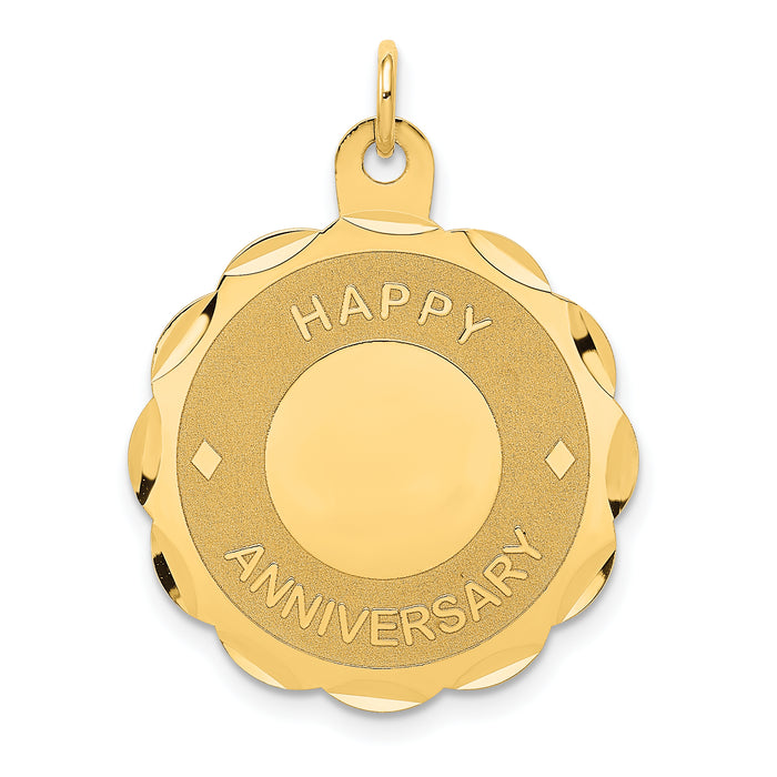 14K HAPPY ANNIVERSARY Charm-XAC592