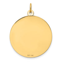 14K HAPPY ANNIVERSARY Blue and Red CZ w/ Bells Charm-XAC593
