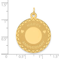 14K HAPPY ANNIVERSARY Charm-XAC594
