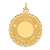 14K HAPPY ANNIVERSARY Charm-XAC594