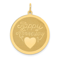 14K Happy Anniversary Charm-XAC595