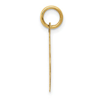 14k #1 GRANDPA Disc Charm-XAC613