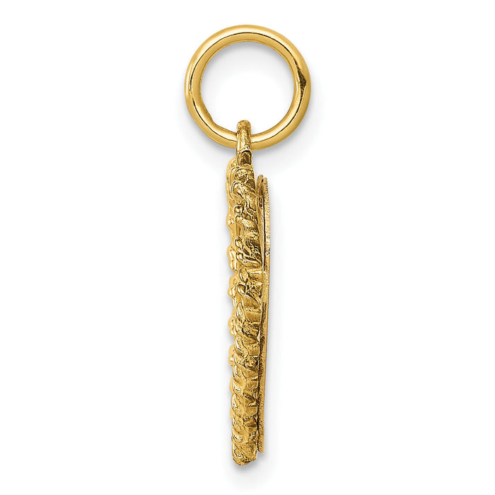 14k #1 GRANDDAUGHTER Disc Charm-XAC616