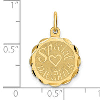 14K SPECIAL DAUGHTER Charm-XAC621