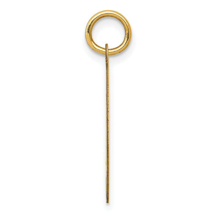 14K #1 DAD Charm-XAC623