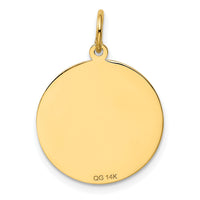 14K #1 DAD Charm-XAC623