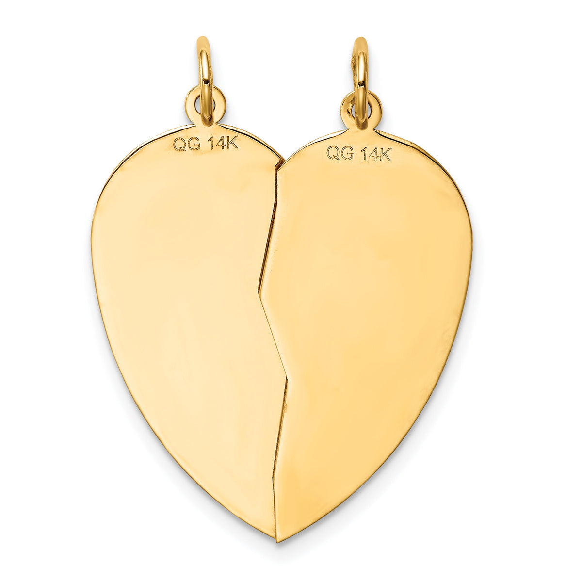 14K 2-piece Mizpah Charm-XAC637