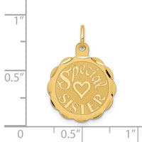 14K SPECIAL SISTER Charm-XAC645
