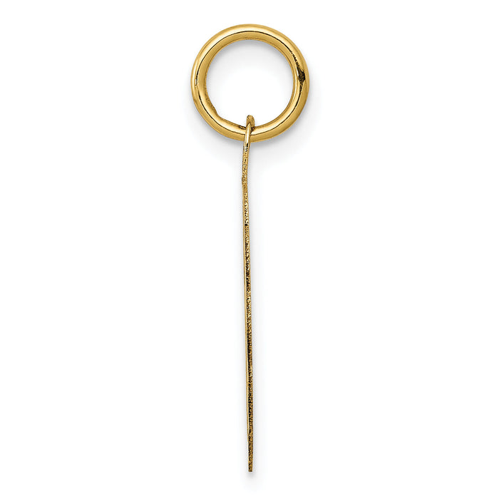 14K #1 GODFATHER Charm-XAC654
