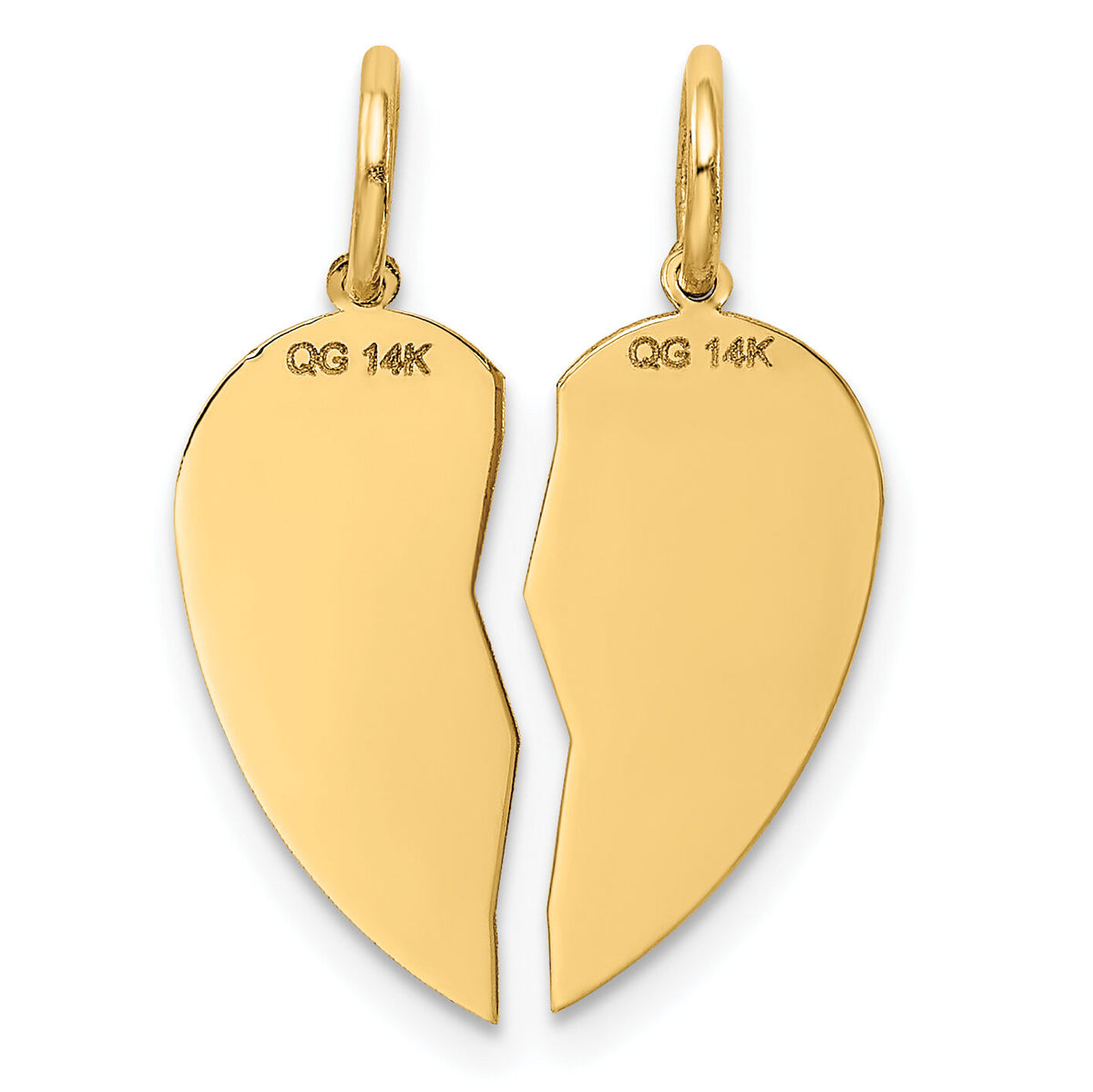 14K 2-piece BEST FRIEND Charm-XAC674