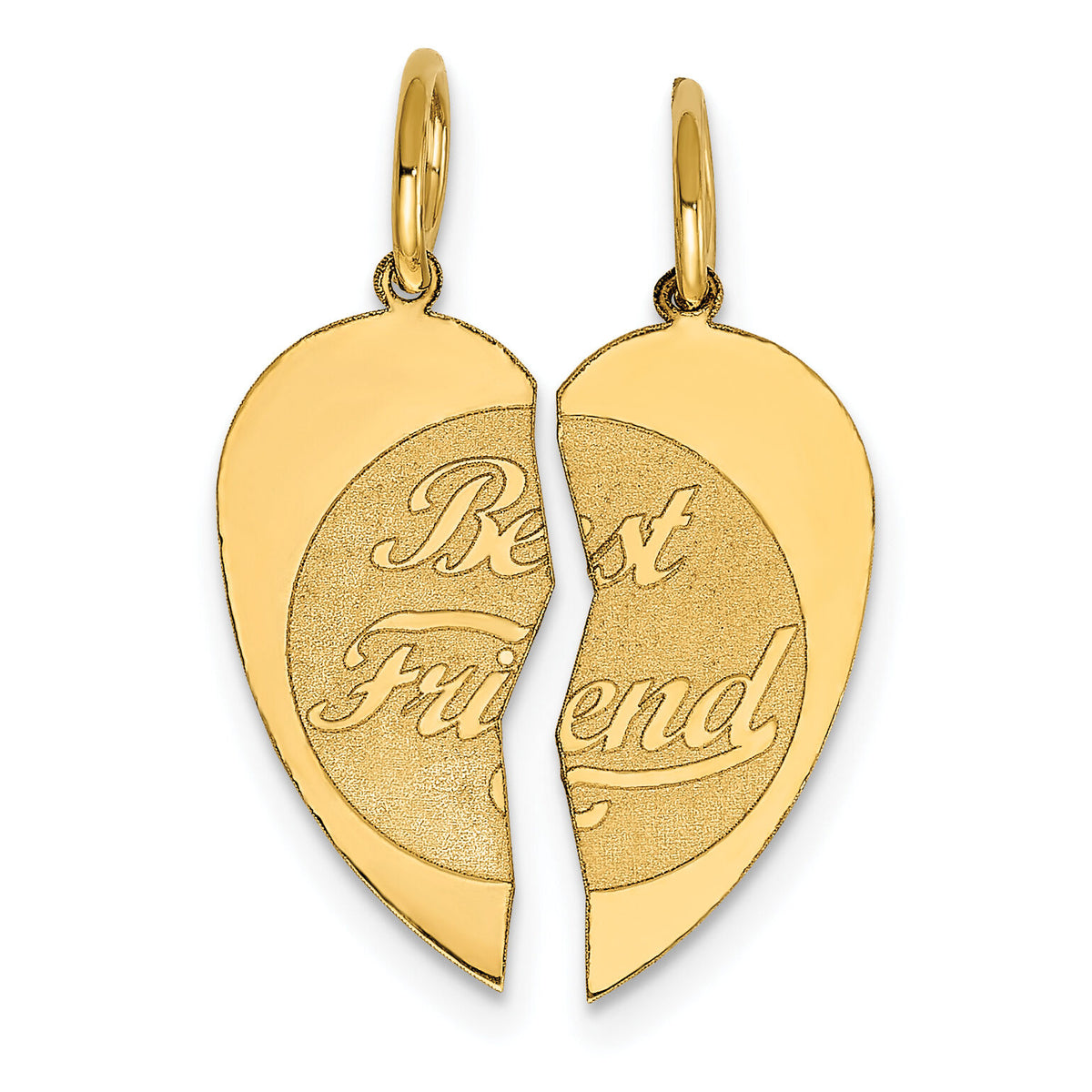 14K 2-piece BEST FRIEND Charm-XAC674