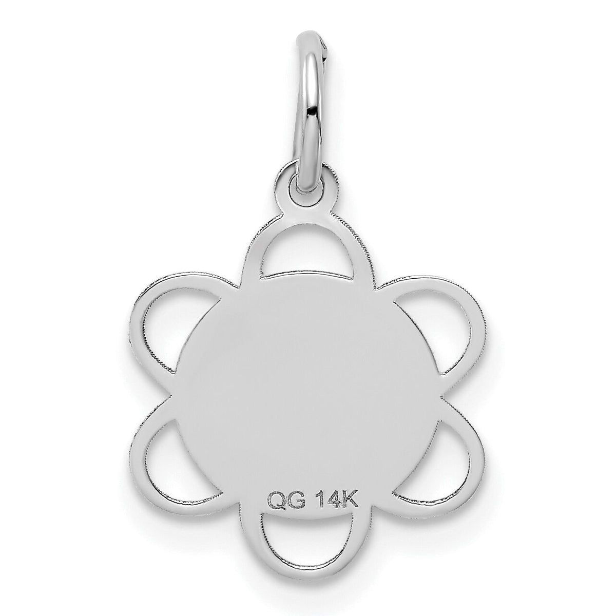 14k White Gold GRADUATION DAY Charm-XAC685W