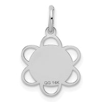 14k White Gold GRADUATION DAY Charm-XAC685W