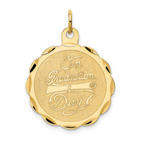14k ON GRADUATION DAY with Diploma Charm-XAC699