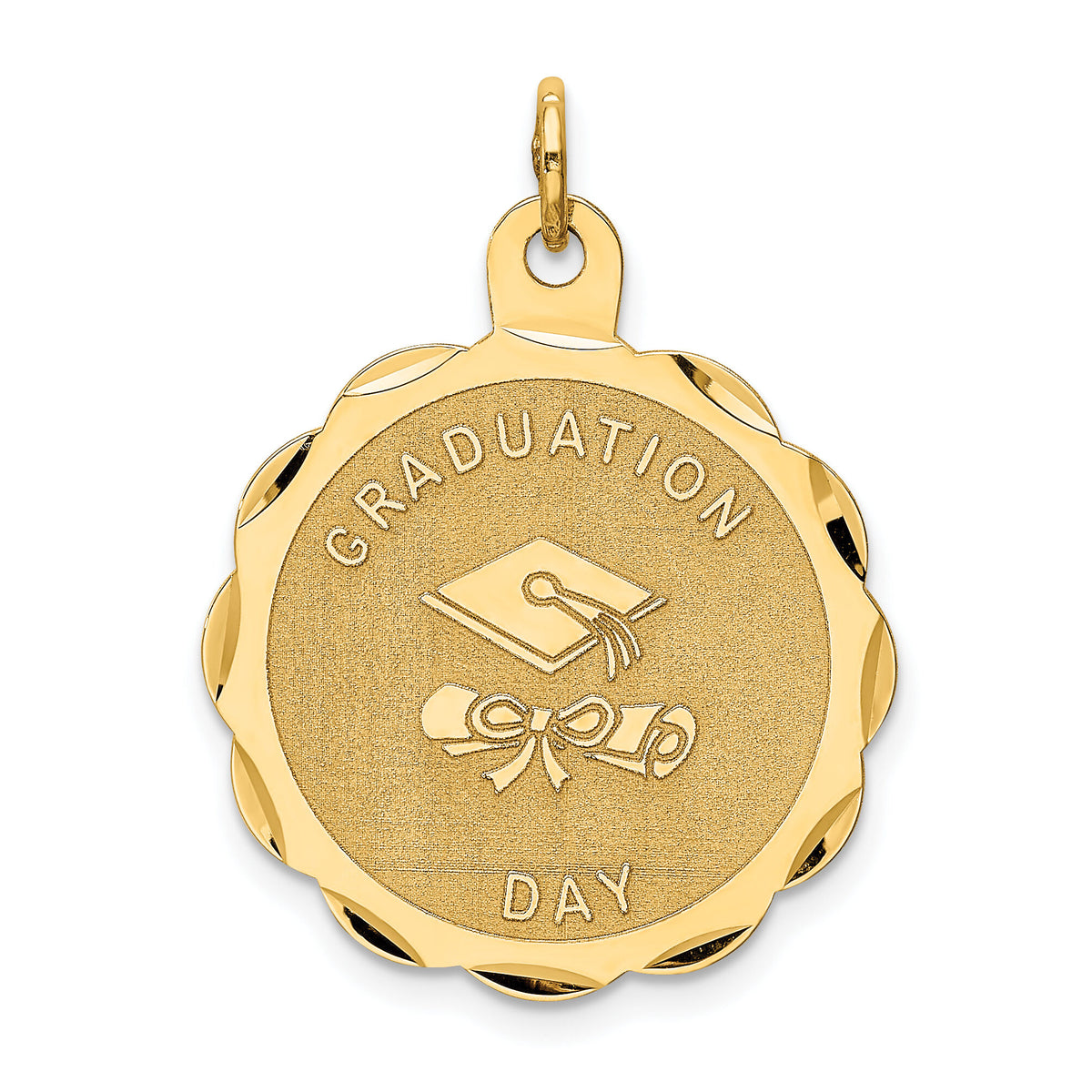14k GRADUATION DAY with Diploma Charm-XAC702