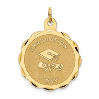14k GRADUATION DAY with Diploma Charm-XAC702