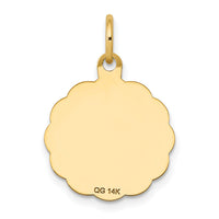 14k Holy Communion Disc Charm-XAC713