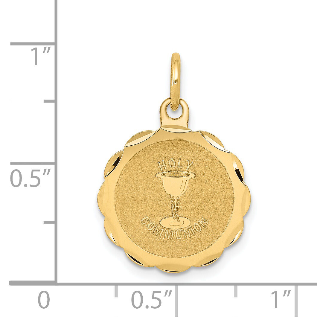 14k Holy Communion Disc Charm-XAC713