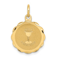 14k Holy Communion Disc Charm-XAC713
