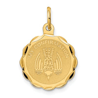 14k My Confirmation Charm-XAC726