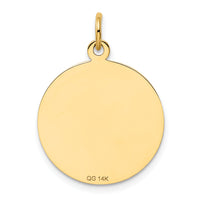 14k Confirmation Disc Charm-XAC731