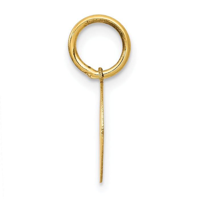 14k Small Baptism Charm-XAC733