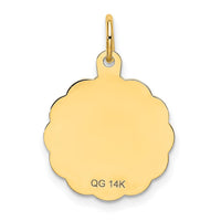14k SWEET 16 Disc Charm-XAC748