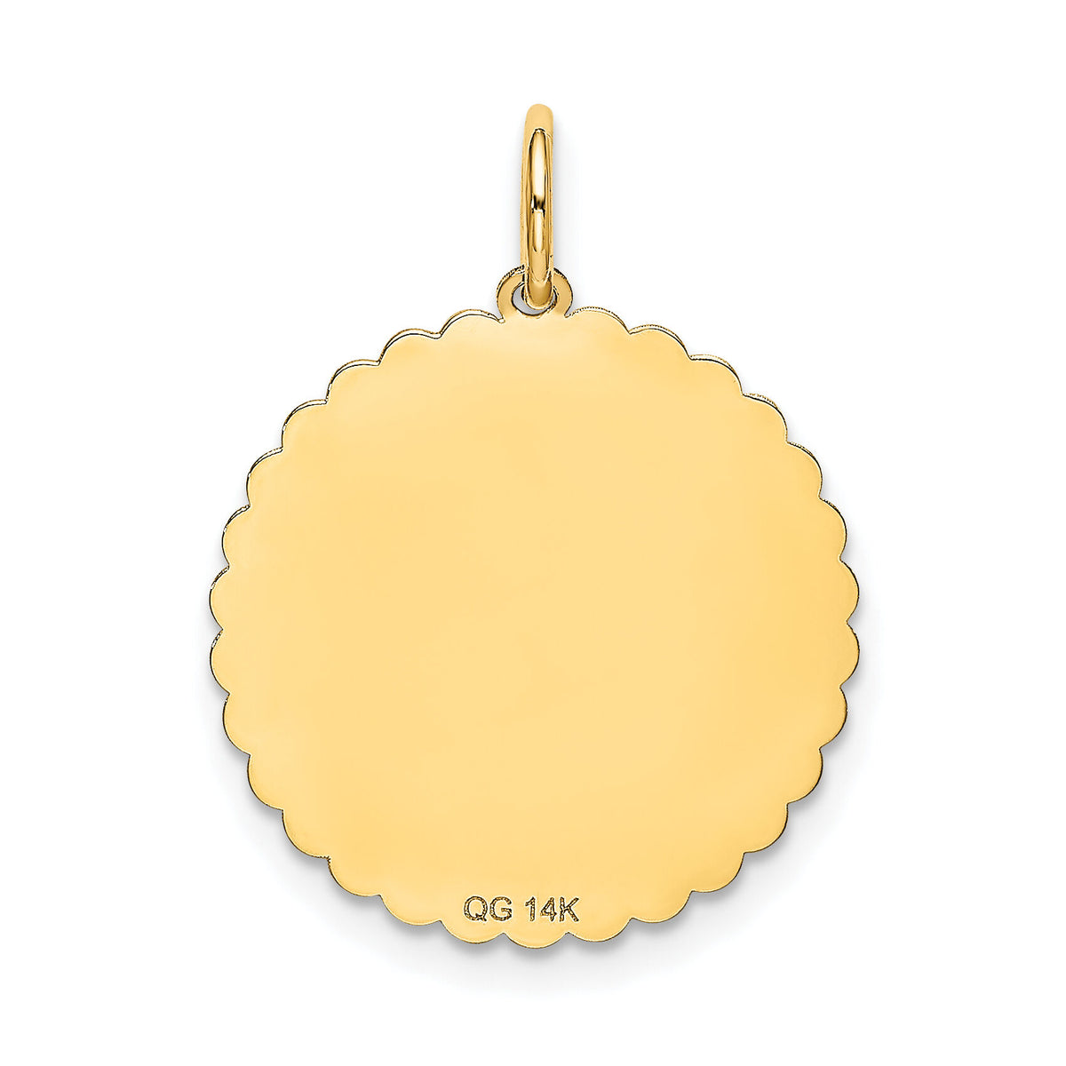14k SWEET 16 Disc Charm-XAC751