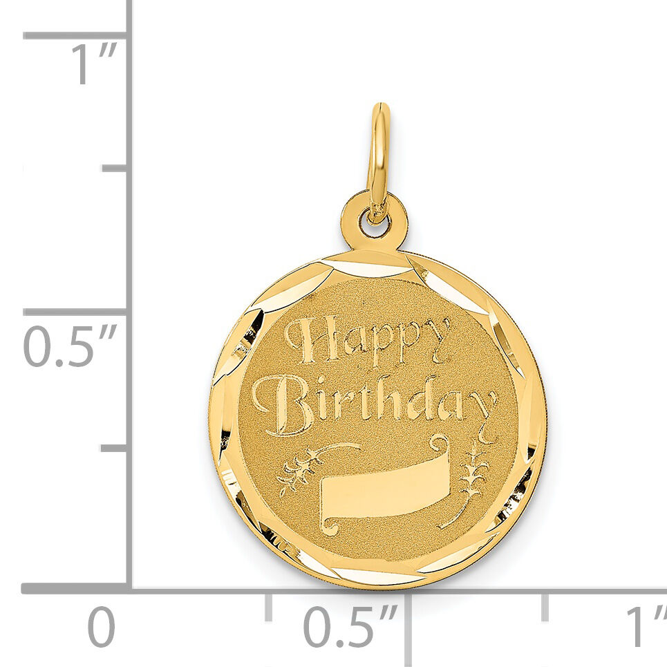 14K HAPPY BIRTHDAY Charm-XAC759