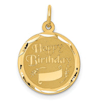 14K HAPPY BIRTHDAY Charm-XAC759